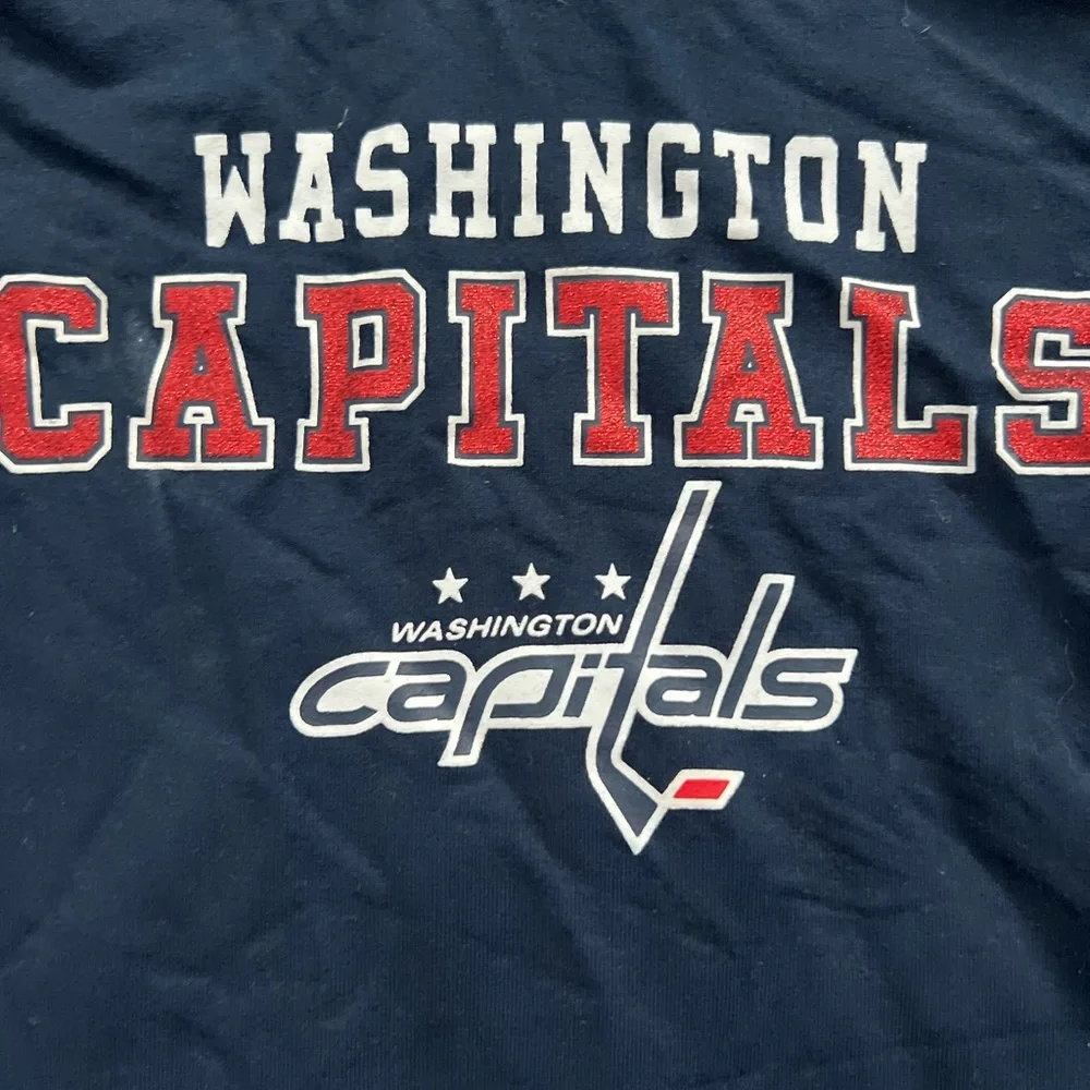 Washington Capitals Kids‎ Hoodie - Navy and Red Girls M (7/8)